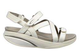 Women's MBT Kiburi White Dress Sandals