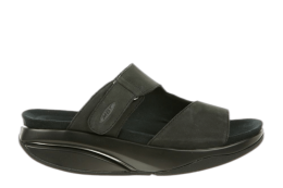 Women's MBT Tabia Black Nubuck Flats