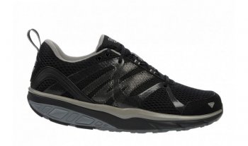 Women\'s MBT Leasha Trail Lace-up Black, Steel, Silver