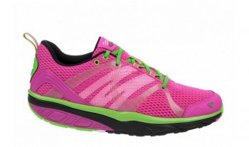 Women\'s MBT Leasha Trail Lace-up Pink, Black and Green
