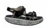 Women's MBT Kisumu 3S Black, Metallic Silver Snake