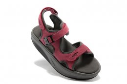 MBT KISUMU 3S SANDAL RED/GREY