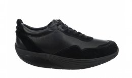 MBT Men's Azizi Walk Light Lace Up Black Calf