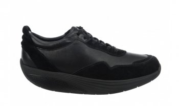 MBT Men\'s Azizi Walk Light Lace Up Black Calf