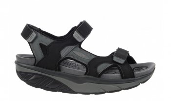 MBT Men\'s Saka 6S Sport Sandal Black / Charcoal Gray