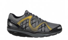 MBT Women's Afiya 6 Volcano Gray / Black / Amber