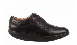 Men's MBT Isimo 5 Brogue Black Coffee Nappa