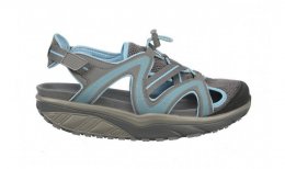 Men's MBT Sabra Trail Sandal Charcoal Gray and Blue
