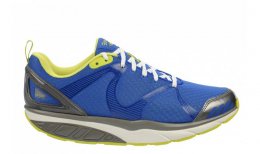 Men's MBT Simba 5 Blue Balance, White and Silver