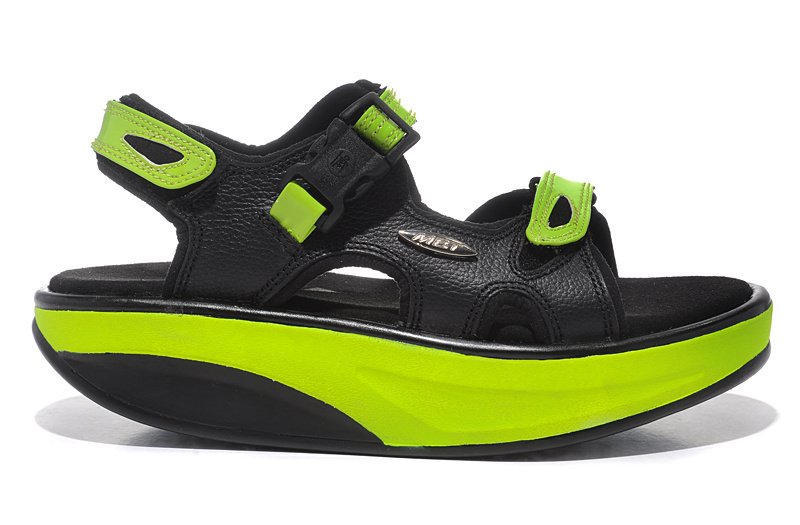 MBT KISUMU 3S SANDAL BLACK/GREEN