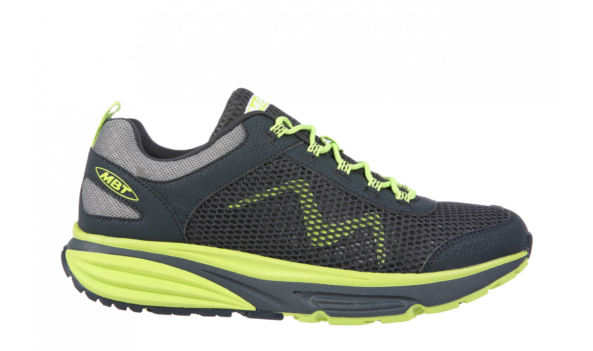 MBT Colorado 17 Men's Charcoal Gray / Neon Lime