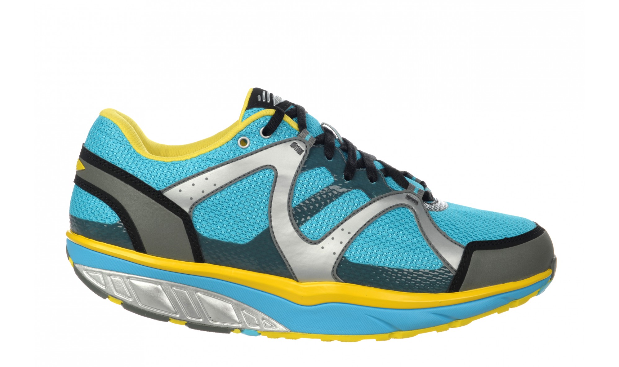 MBT Men's Sabra Trail 6 Lace Up Pigment Blue / Smoke Gray / Yellow C