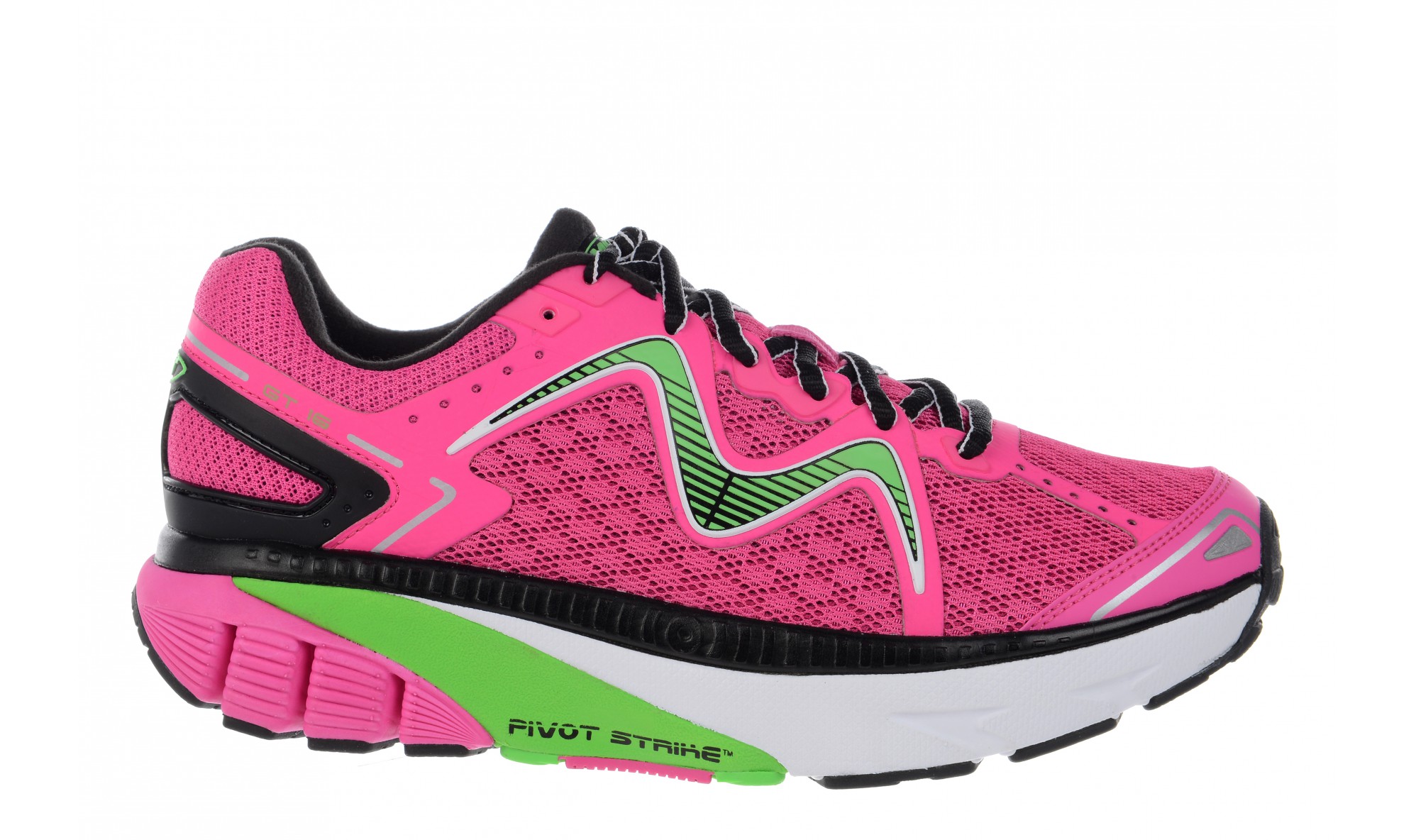 MBT Women's GT 16 Fuchsia / Lime / Black