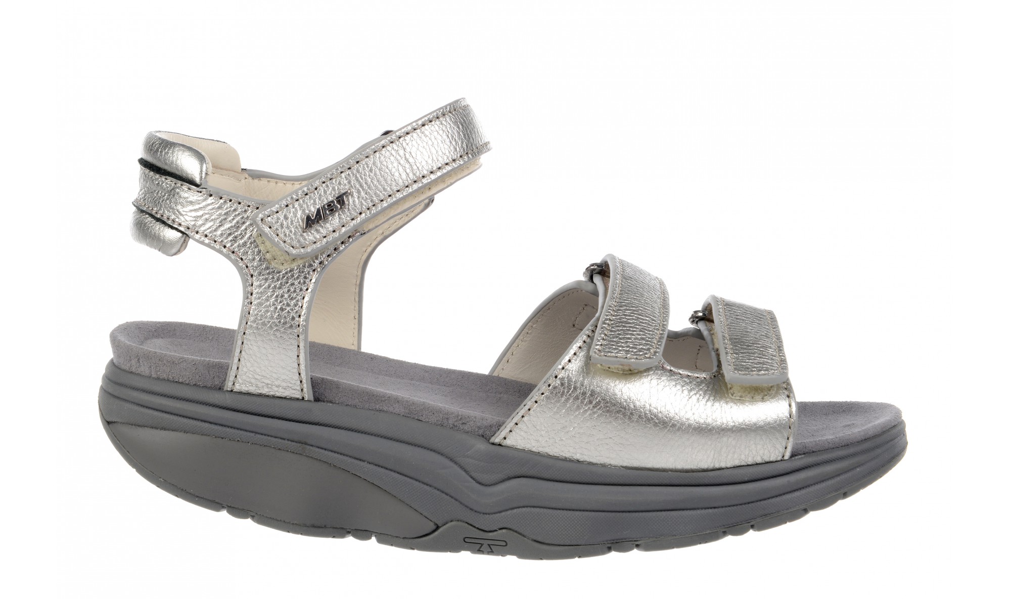 MBT Women's Hanuni 6 Double Strap Silver