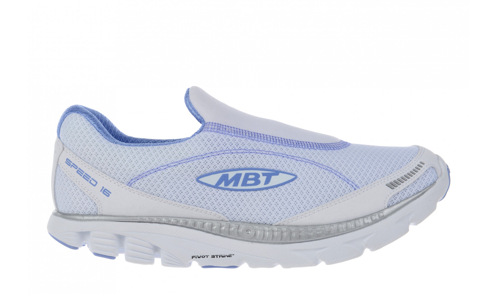 MBT Women's Speed 16 Slip On White / Silver / Light Purple