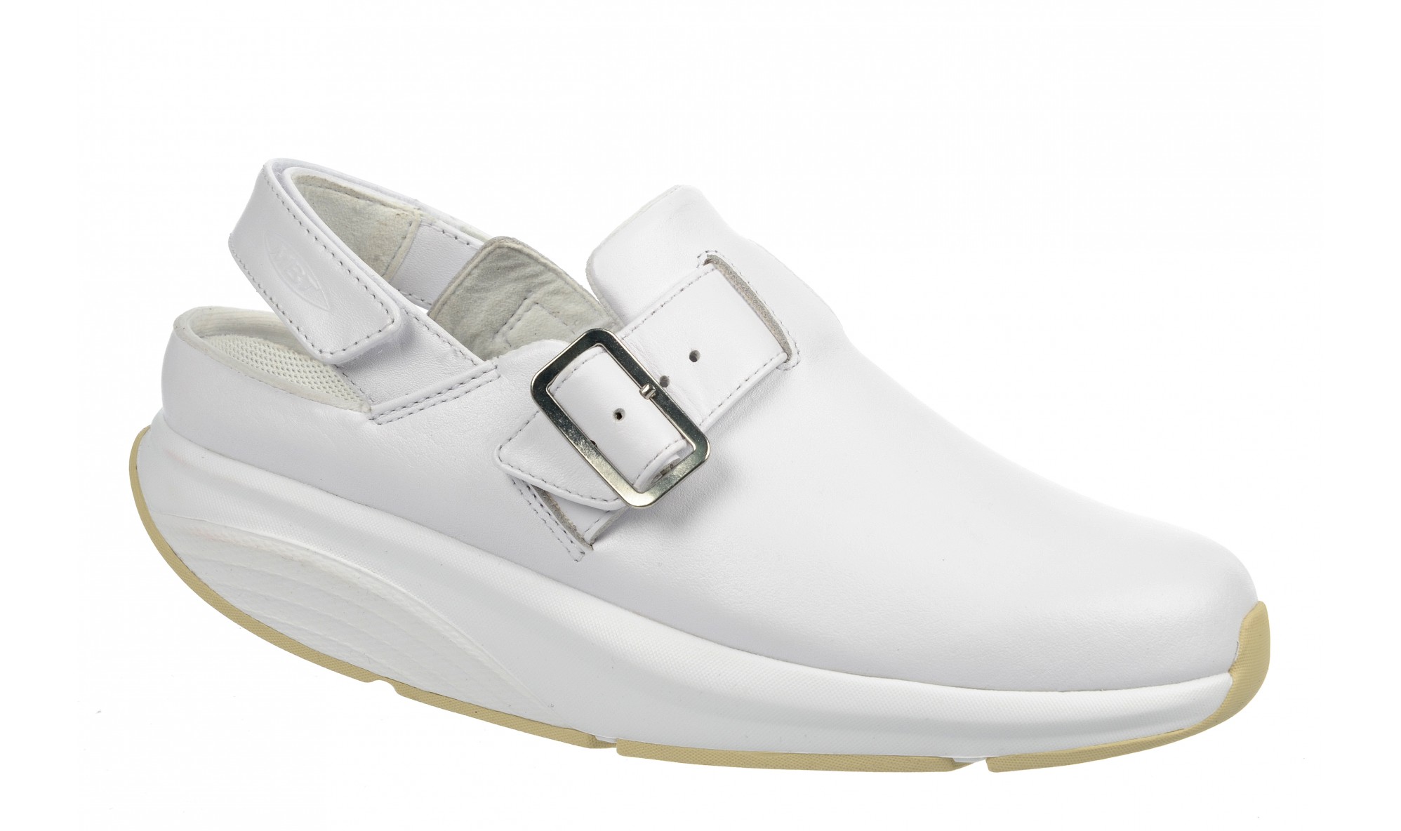 MBT Women's Time Service Clog White 