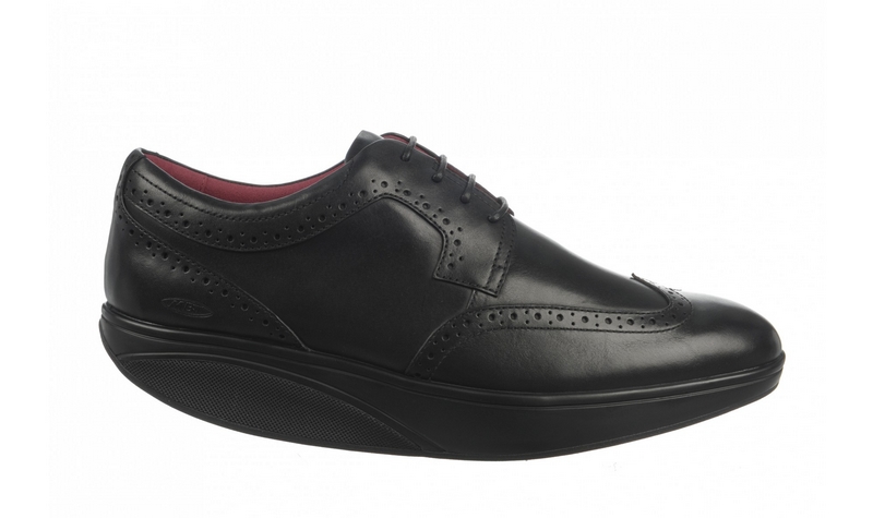 Men's MBT Isimo 5 Brogue Black Nappa